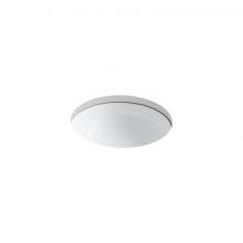 Kohler 2349-0 - Camber® 16-1/4'' round undermount bathroom sink, no overflow