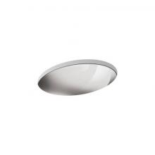 Kohler 2602-MU-NA - Rhythm® 23-1/4'' oval undermount bathroom sink, no overflow