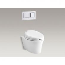 Kohler 6304-0 - Veil® Wall Hung 1 Pc Dual Flush Eb Tlt