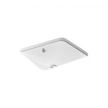 Kohler 5400-0 - Iron Plains® 18-1/2'' rectangular drop-in/undermount bathroom sink