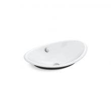 Kohler 5403-P5-0 - Iron Plains® 20-3/4'' oval vessel bathroom sink