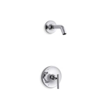 Kohler TLS14422-4-CP - Purist® Rite-Temp® shower valve trim with lever handle, less showerhead