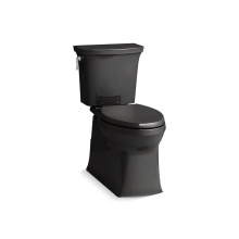 Kohler 3814-7 - Corbelle® Two-piece elongated toilet with skirted trapway, 1.28 gpf