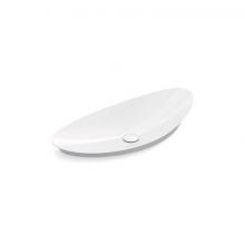 Kohler 20705-N-0 - Veil™ 38-1/2'' oval vessel bathroom sink, no overflow