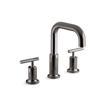 Kohler T14428-4-TT - Purist Deck-Mount Bath Faucet Trim With Lever Handles