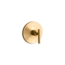Kohler T14488-4-2MB - Purist® MasterShower® temperature control valve trim with lever handle