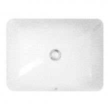 Kohler 29471-HD1-0 - Sartorial™ Herringbone Caxton® 20'' rectangular undermount vessel bathroom sink