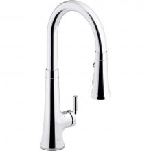 Kohler 23766-WB-CP - Tone™ Touchless pull-down kitchen sink faucet with KOHLER® Konnect