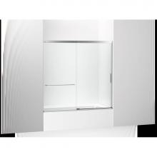 Kohler 707609-6L-SH - Elate® 56-3/4'' H sliding bath door with 1/4''-thick glass