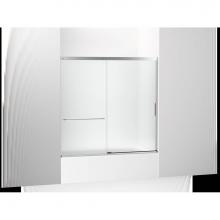 Kohler 707609-6D3-SH - Elate® Sliding bath door, 56-3/4'' H x 56-1/4 - 59-5/8'' W, with 1/4&apos