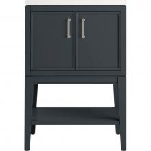 Kohler 33577-ASB-1WX - Winnow® 24'' bathroom vanity cabinet with sink and quartz top