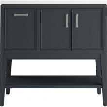 Kohler 33579-ASB-1WX - Winnow® 36'' bathroom vanity cabinet with sink and quartz top