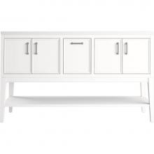 Kohler 33581-ASB-0 - Winnow® 60'' bathroom vanity cabinet with sinks and quartz top