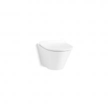 Kohler 21748-0 - Brazn® Wall-hung round-front toilet, dual-flush