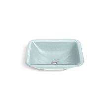 Kohler 28823-G2-B11 - Yepsen® 20'' rectangular undermount bathroom sink, no overflow