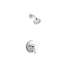 Kohler T49990-4G-CP - Pitch® Rite-Temp® shower trim kit with push-button diverter, 1.75 gpm