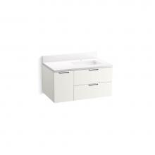 Kohler 34655-0 - Maxstow™ 36'' wall-hung bathroom vanity cabinet with sink and quartz top