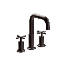 Kohler T14428-3-BGP - Purist® Deck-Mount Bath Faucet Trim With Cross Handles