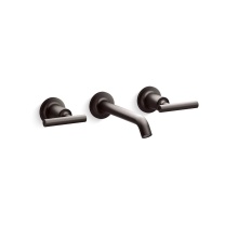 Kohler T14413-4-BGP - Purist® Wall-Mount Bathroom Sink Faucet Trim With Lever Handles 1.2 GPM