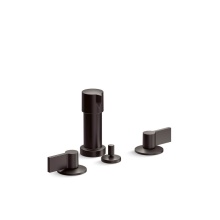 Kohler 77983-4-BGP - Components® Widespread Bidet Faucet With Lever Handles