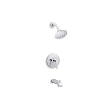 Kohler TS97074-4Y-CP - Pitch Rite-Temp Bath And Shower Trim Kit 2.5 GPM
