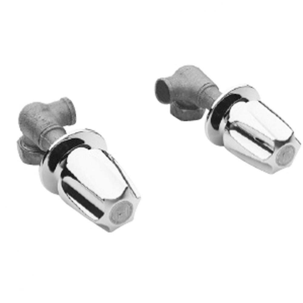 2-Handle Shower Valves in Polished Chrome