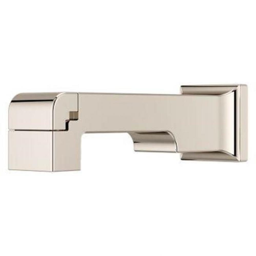 Verve Tub Spout with Diverter in Polished Nickel