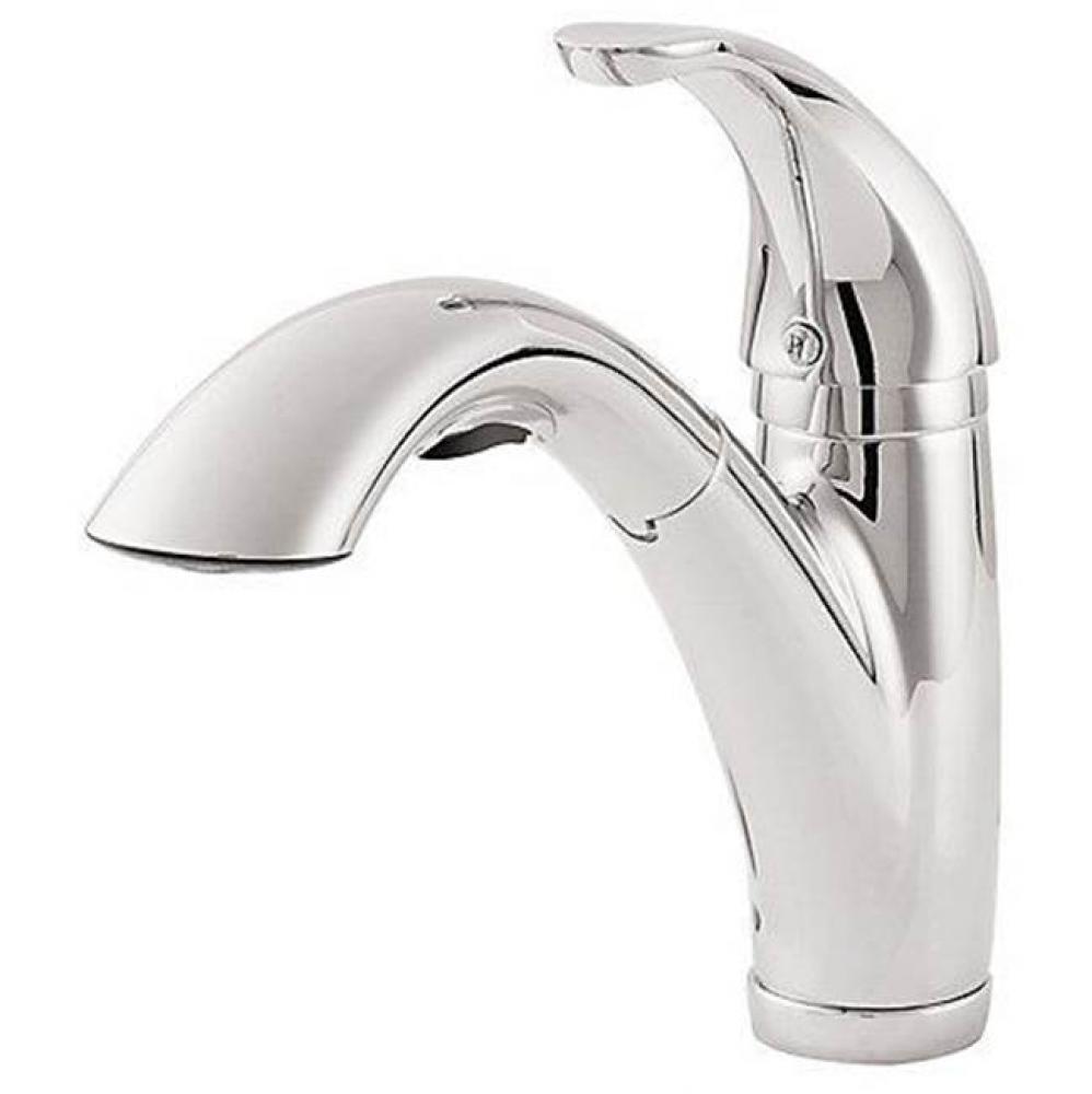 Parisa 1-Handle Pull-Out Kitchen Faucet in Polished Chrome