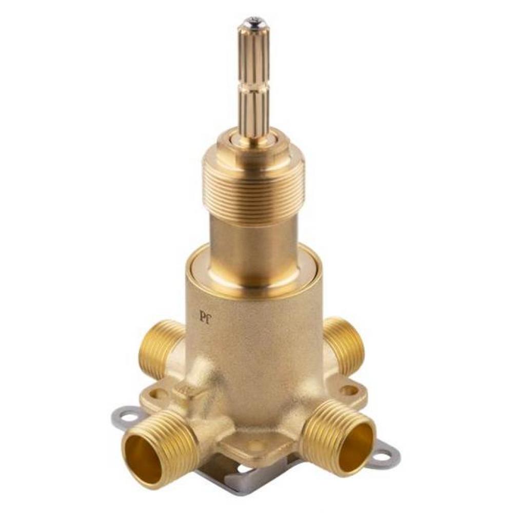 Shared 6-Way Diverter Valve