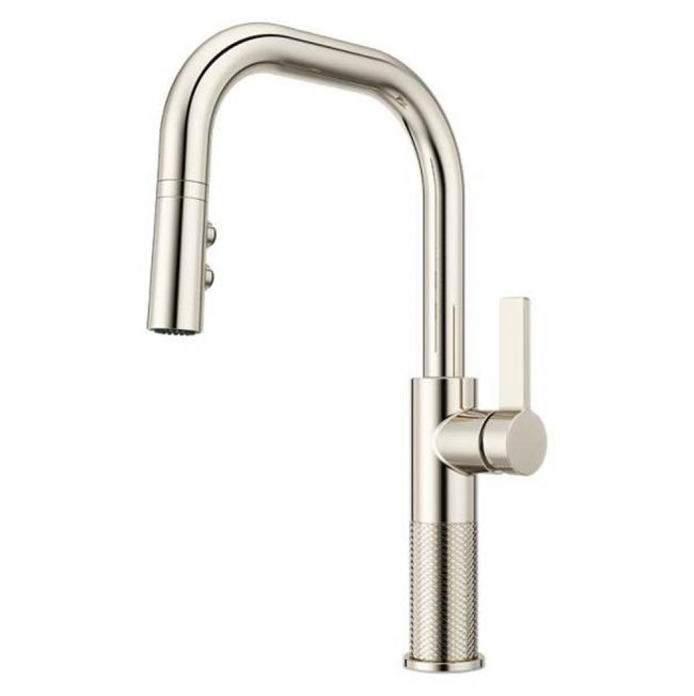 Montay 1-Handle Pull-Down Kitchen Faucet in Polished Nickel