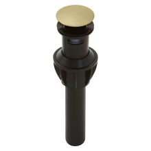 Pfister 972-097BG - Push & Seal Drain Assembly - No Logo in Brushed Gold