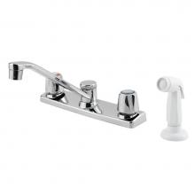 Pfister G1354000 - 2-Handle Kitchen With Spray