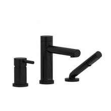Riobel TGS16BK - GS 3-Hole Deck Mount Tub Filler Trim