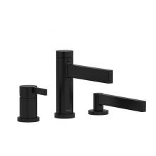 Riobel TPX16BK - Paradox™ 3-Hole Deck Mount Tub Filler Trim