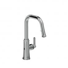 Riobel TTSQ111C - Trattoria™ Pull-Down Touchless Kitchen Faucet With U-Spout