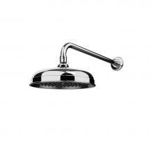 Victoria And Albert STA-41-PN - Wall mounted fixed shower head and arm. Polished