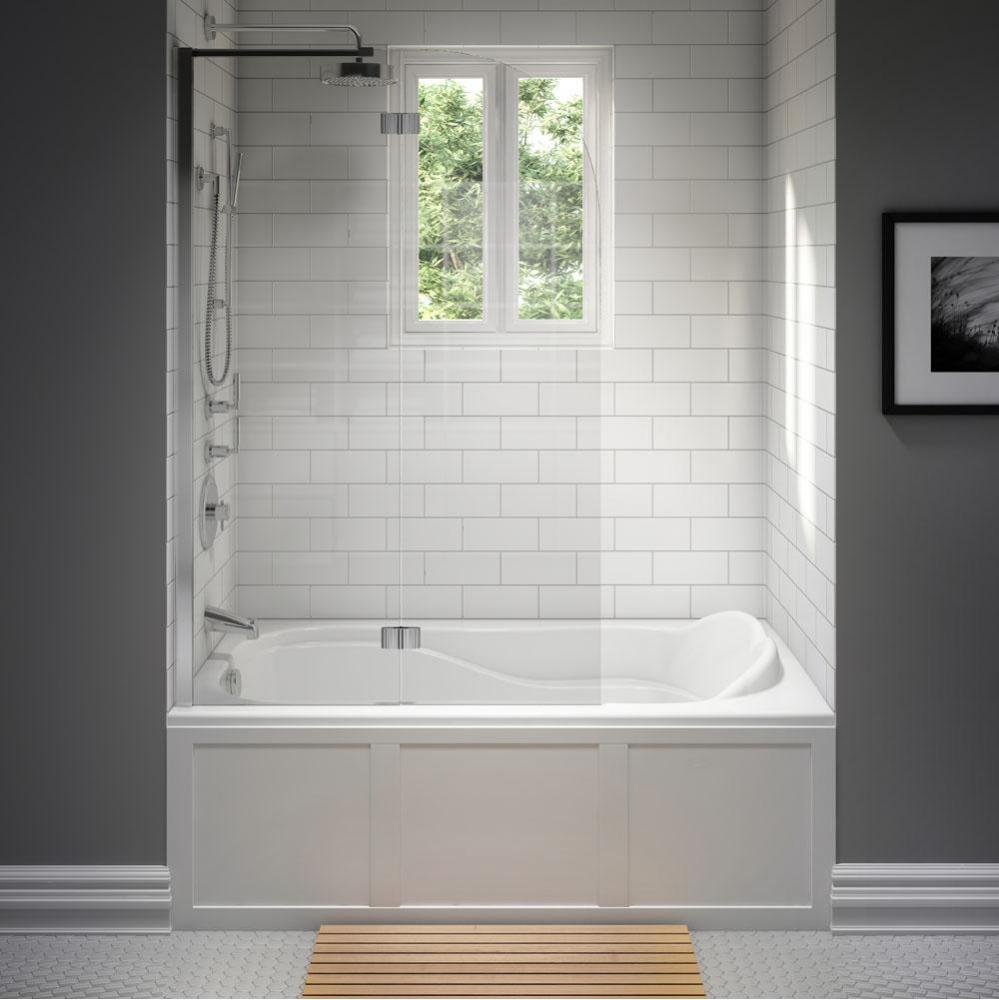 DAPHNE bathtub 32x60 with Tiling Flange, Right drain, Whirlpool/Mass-Air/Activ-Air, Sandbar