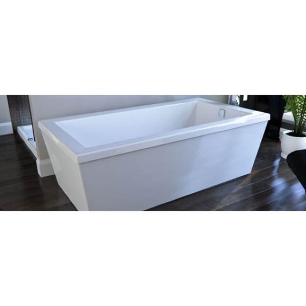 Freestanding AMETYS Bathtub 36x66 AFR with armrests, White with Option(s)