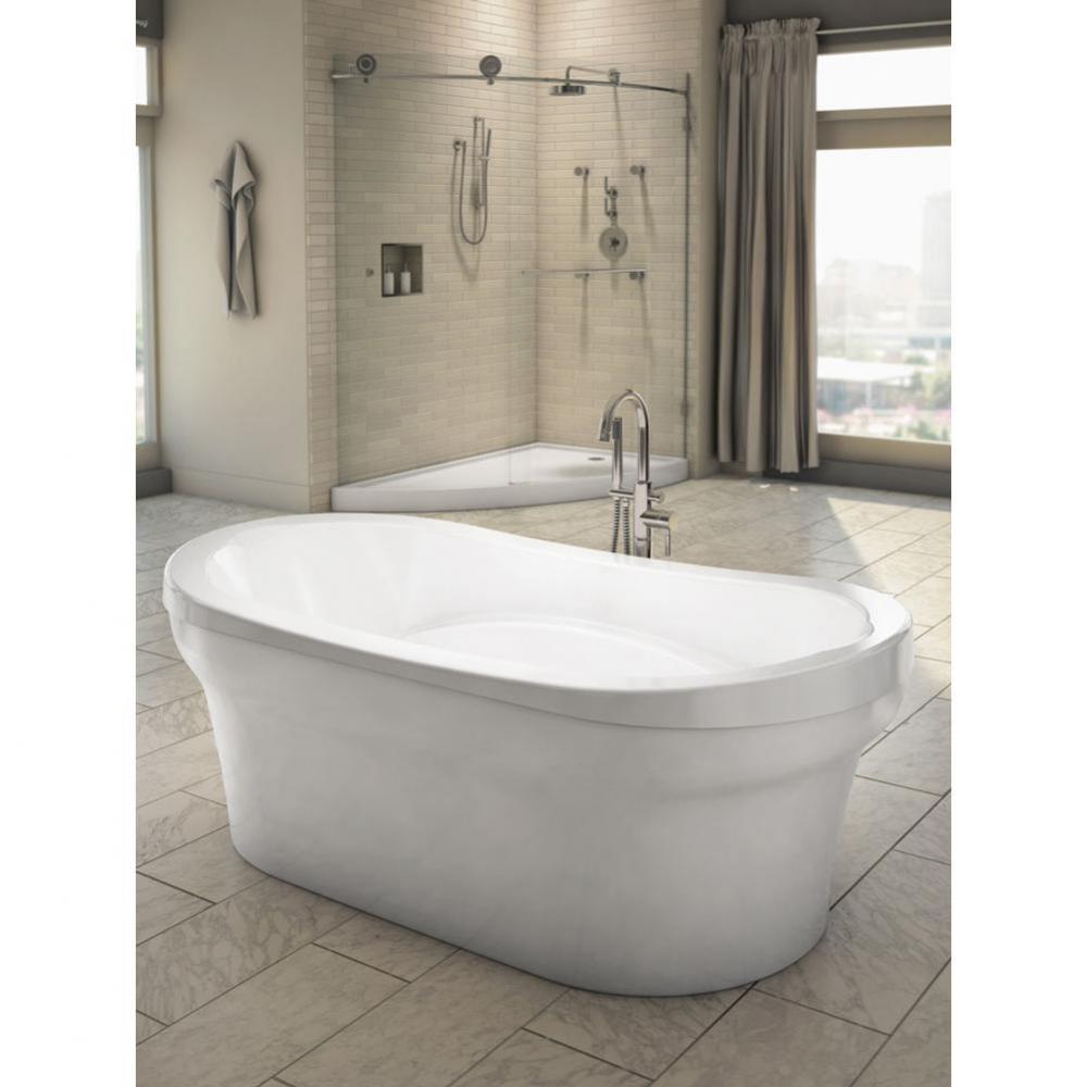 Freestanding REVELATION Bathtub 36x66, Mass-Air, Ice gray