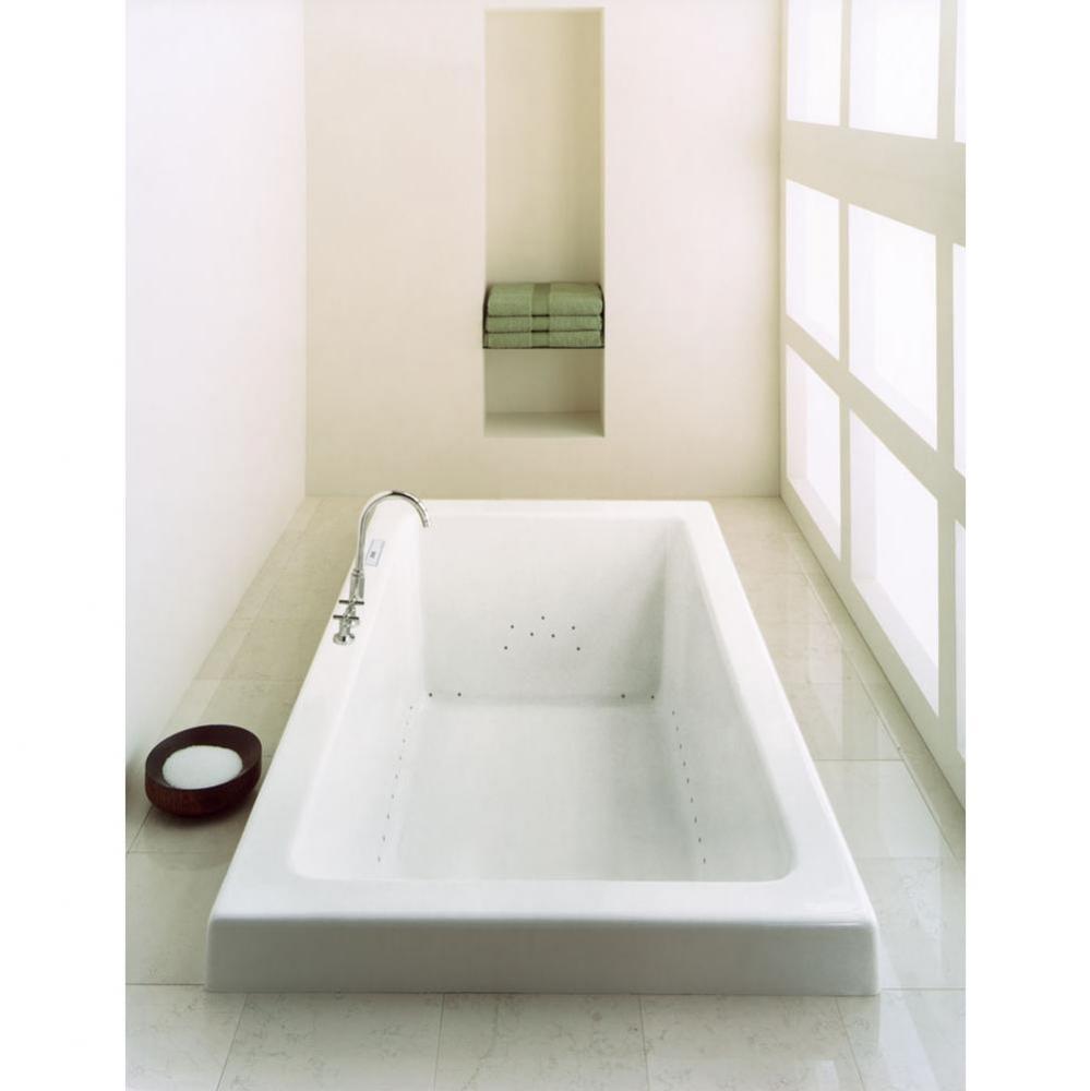 ZEN bathtub 36x72 with armrests and 3'' top lip, Mass-Air/Activ-Air, Bone