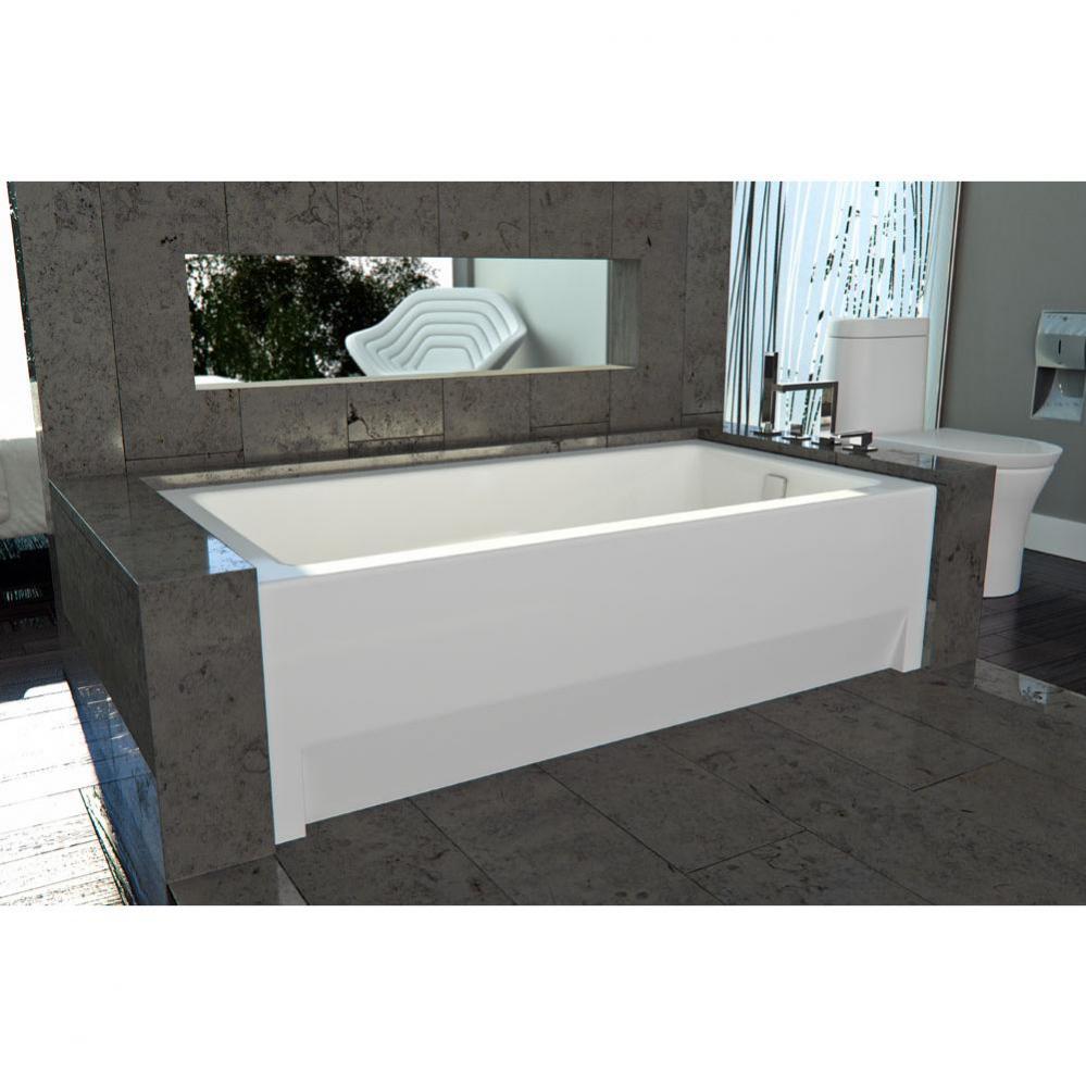 ZORA bathtub 36x66 with Tiling Flange, Left drain, White with Option(s)