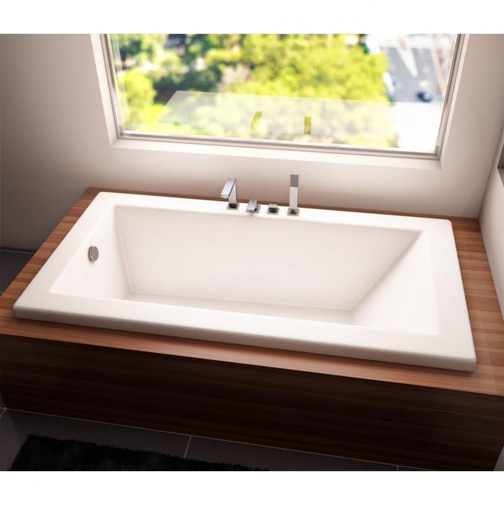 ZEN bathtub 42x72 with 4'' lip, Whirlpool/Mass-Air, Sandbar