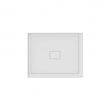 Neptune 220008-502-001-000 - Rouge 4234 Acrylic Left Corner Shower Base in White with Center Drain