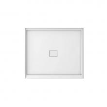 Neptune 220094-501-001-000 - Cache 3642 Acrylic Alcove Shower Base in White with Center Drain