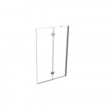 Neptune 220086-900-084-000 - Monza 39 x 59 in. 6 mm Pivot Tub Shield for Alcove Installation with Clear glass in Chrome