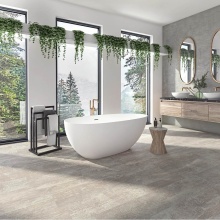 Neptune 220354-000-320-000 - Braga 5929 AFR Solid Surface Freestanding Center Drain Bathtub in Matte White