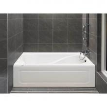 Neptune 220158-000-001-001 - Petunia 6032 IFS Acrylic Alcove Left Drain Bathtub in White