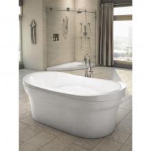 Neptune 15.14325.000020.23 - Freestanding REVELATION Bathtub 36x66, Mass-Air, Ice gray