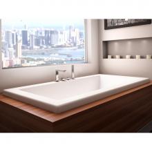 Neptune 220146-000-001-220 - ZEN bathtub 34x66 with armrests and 2'' top lip, White