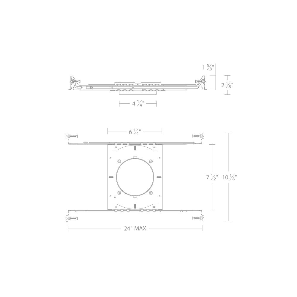 KENRIC 3.5IN RD FRAME-IN KIT